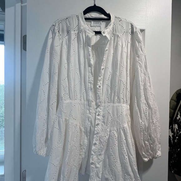 White Sabo Skirt Dress - Picture 5 of 5